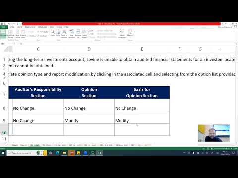 CPA - AUD 1 : Audit Reports Simulations