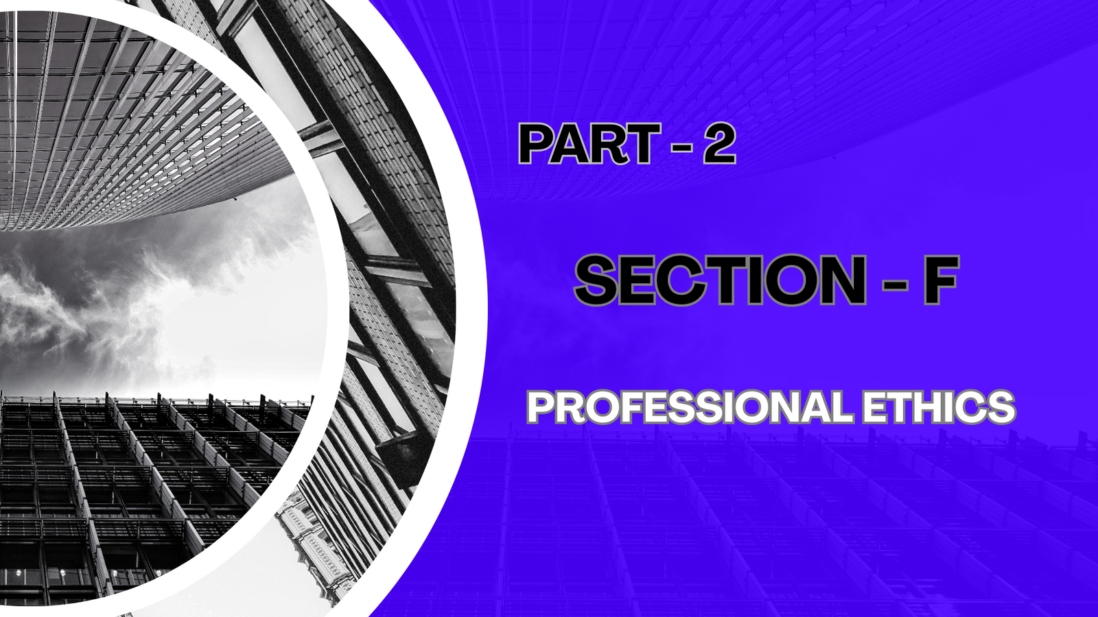 Section F - Professional Ethics